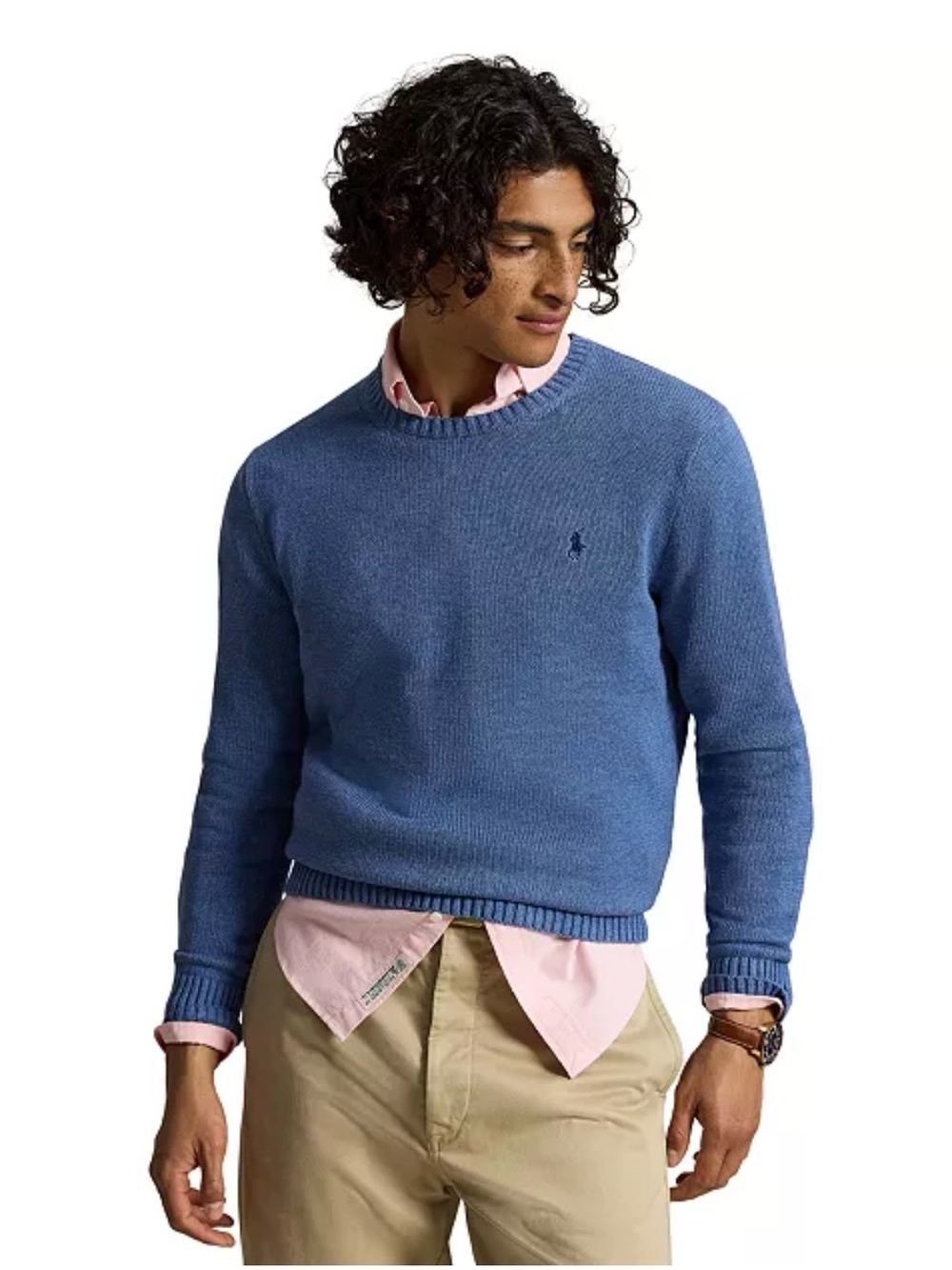 Polo Ralph Lauren Men's Cotton Crewneck Sweater Size Large